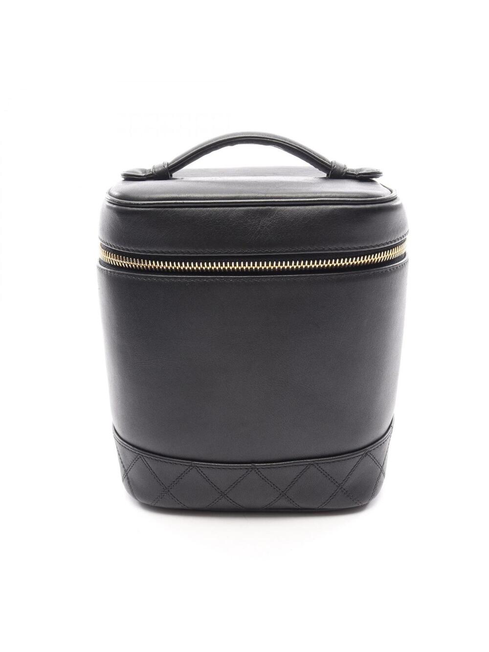 Chanel Bicolore Vanity Handbag Leather #345864C70B